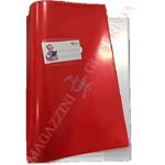 COPERTINA PESANTE PER QUADERNO CM 21 X 30 ROSSO LUCIDO